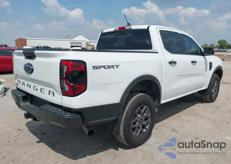 2024 Ford Ranger Xlt z USA, uszkodzony, nr VIN 1FTER4GHXRLE64911